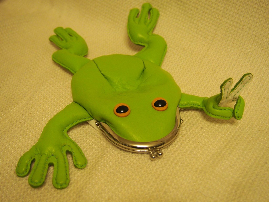 Frog purse
